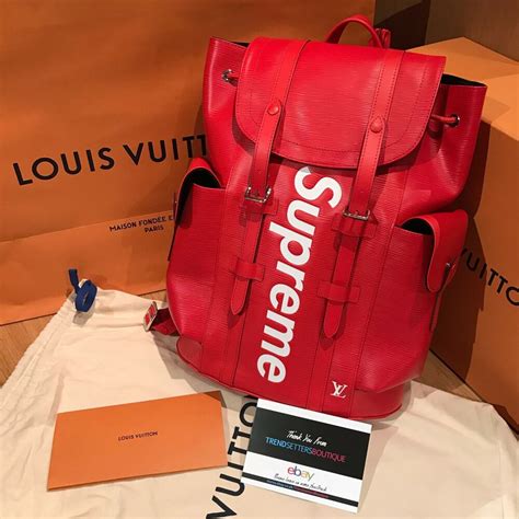 supreme x louis vuitton suitcase|supreme x louis vuitton backpack.